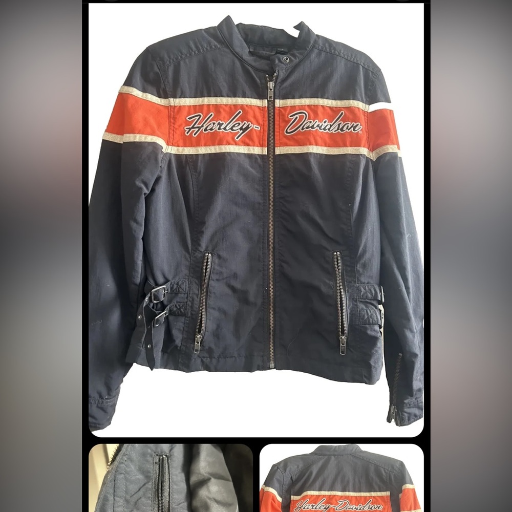 Light weight Harley jacket perfect for fall and spring! Only wore once.